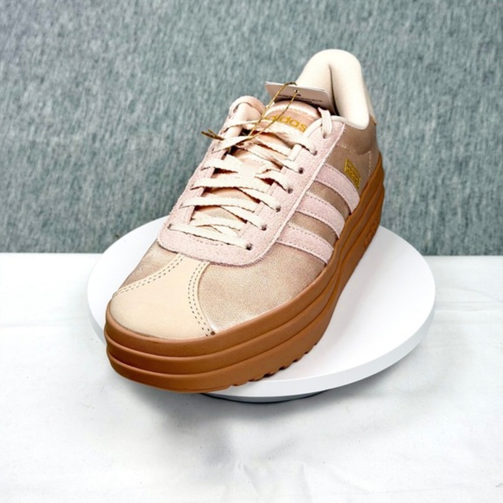 Adidas VL Court Bold Platform Sneakers Wonder Quartz Pink IH9141 Womens 8.5 - Picture 2 of 11